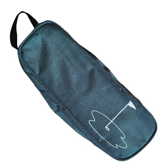 Vintage Ohio Bag Cargo Transport Deluxe Golf Shoe Tote Green PB98 H6501 - Picture 3 of 8